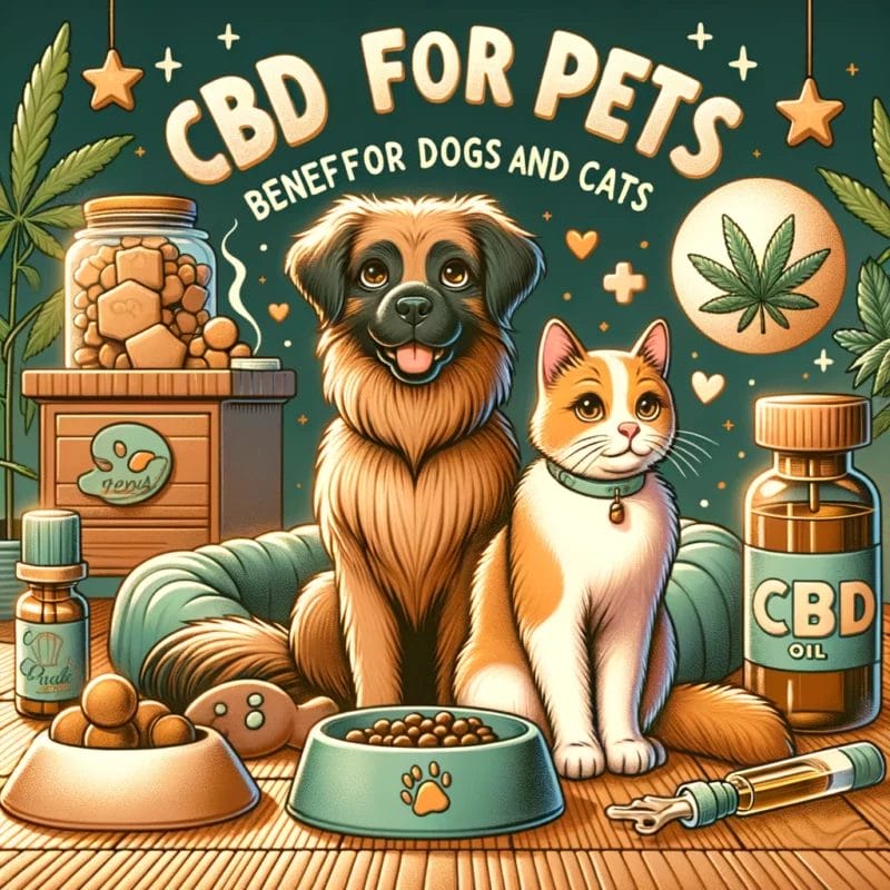 CBD per animali - Benefici per cani e gatti